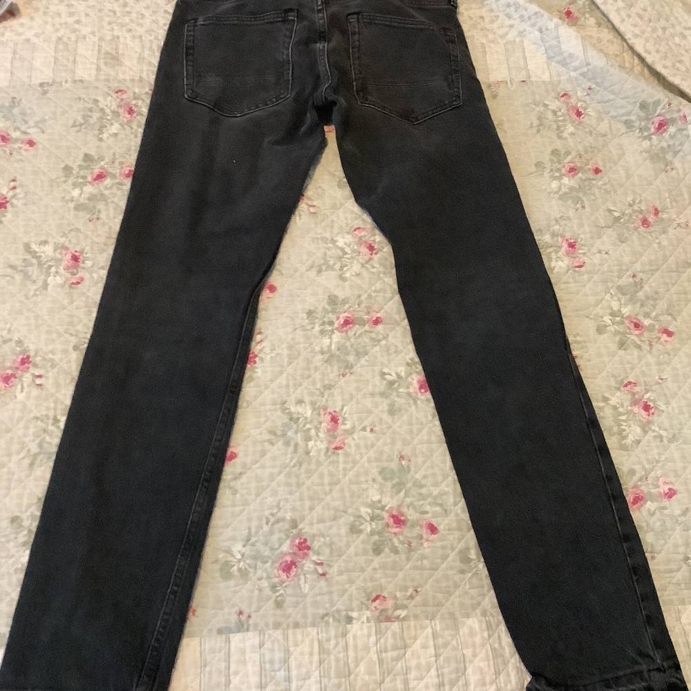 Free people low rise black jeans